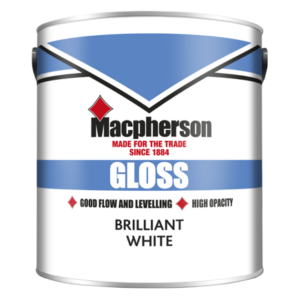 5027819 - Macpherson - Gloss - Brilliant White - 2.5L – 2D Pack