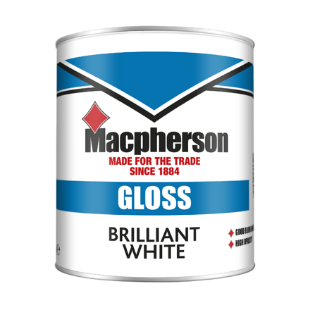5027818 - Macpherson - Gloss - Brilliant White - 1L – 2D Pack