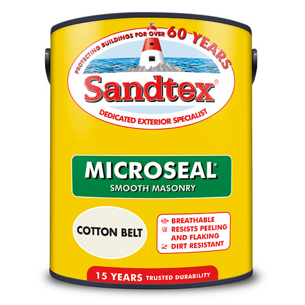 Sandtex Masonry Paint Cotton Belt 5L - Image
