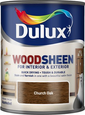 Dulux Woodsheen Church Oak 750ml - Image