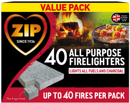 Zip Firelighters 40 pack - Image