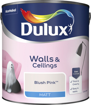 Dulux Matt Blush Pink 2.5L - Image