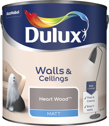 Dulux Matt Heart Wood 2.5L - Image