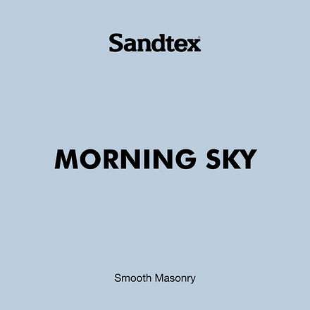 5095998 - Sandtex® Masonry Paint - Microseal® Smooth - 15 Year Weatherproof Exterior Wall Paint - Morning Sky - 150ml Tester Pot Paint Sample – S9