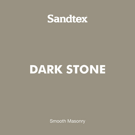 5090084 - Sandtex® Masonry Paint - Microseal® Smooth - 15 Year Weatherproof Exterior Wall Paint - Dark Stone - 150ml Tester Pot Paint Sample – S9