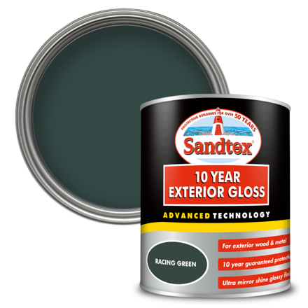 5032380 - Sandtex® 10 Year Exterior Gloss - Racing Green - 750ml – Product Image