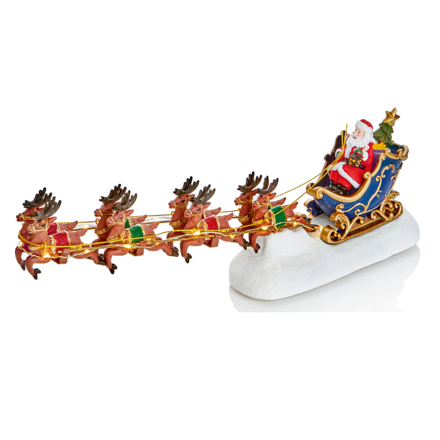 Santa Sleigh 34cm - Image
