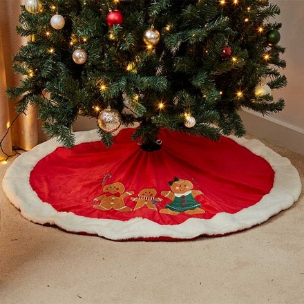 Gingerbread Tree Skirt 116cm - Image