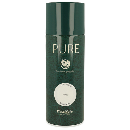 Plastikote PURE Broken White Matt Spray - Image