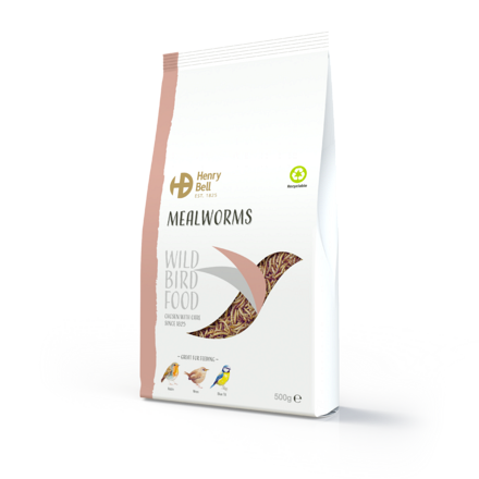 Mealworms 500g Henry Bell - Image