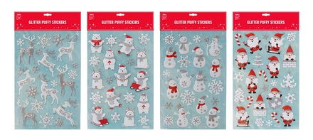 Silver Puffy Stickers - Image