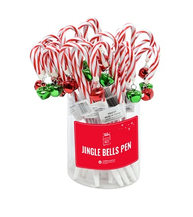 Candy Cane Pen 20cm - Image