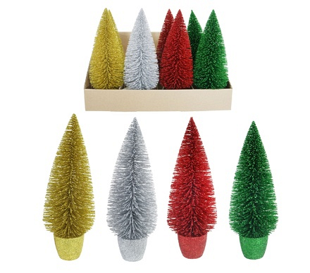 Potted Glitter Tree - Image