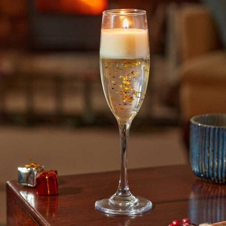 Sante Candle Flute Candle In Glass - Image
