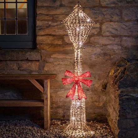 1.2m Lamp Post Gold GlitterTwist - Image
