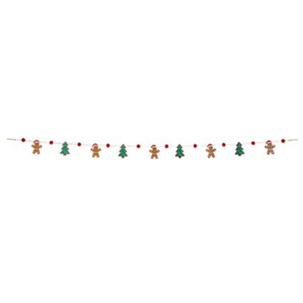 Hanging Decoration Gingerbread/Santa 1.8m - Image