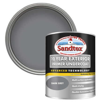 5101330_Sandtex® 10 Year Exterior Primer Undercoat - Dark Grey - 750ml – Product Image (2)