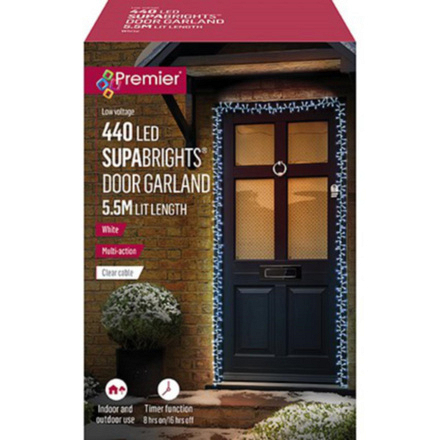 Supabright Door Garland White 5.5m - Image