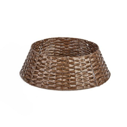 Tree Skirt Faux Rattan Brown 65cm - Image