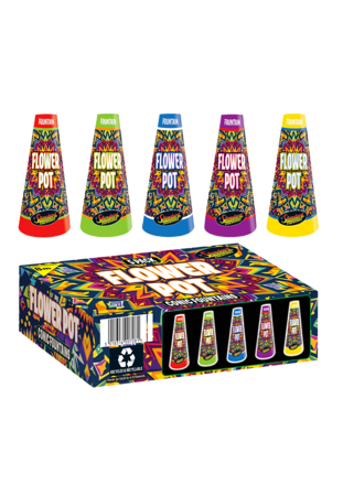 Flower Pot Fountains 5 Pack - Image