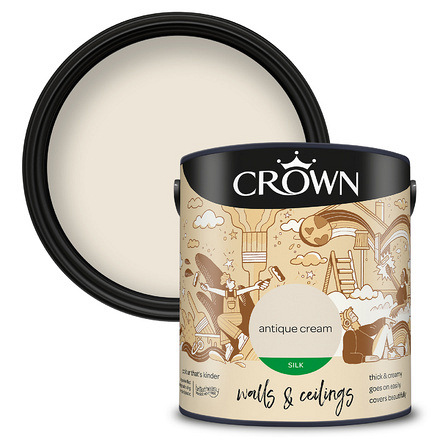 Crown Antique Cream 2.5L Silk Emulsion - Image
