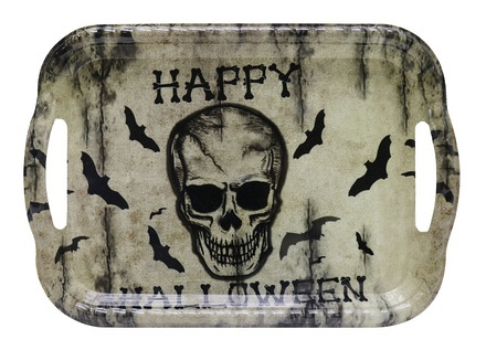 Skull Serving Tray Rectangular - Image