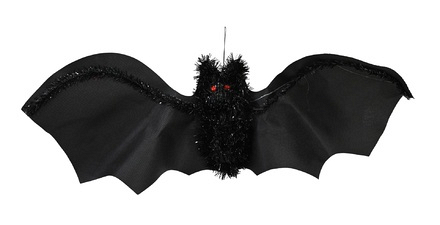 Hanging Bat with Tinsel 63cm - Image