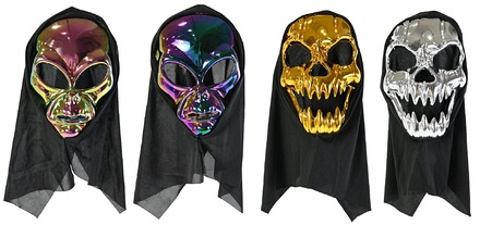 Metallic Hooded Mask - Image