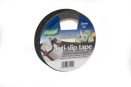 Non Slip Tape Black 25mm x 5m Rhino - Image