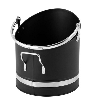 Metal Coal Hod Chrome Handles - Image
