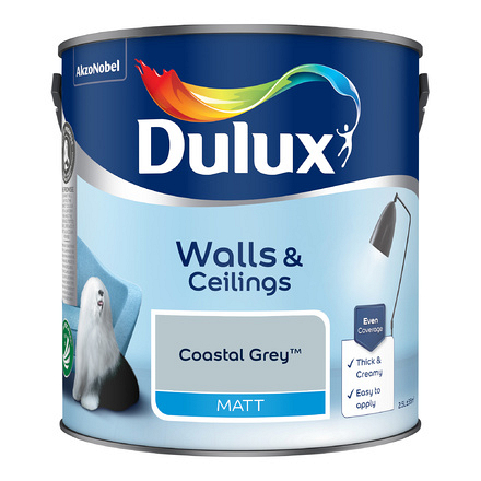 Dulux Matt Coastal Grey 2.5L - Image