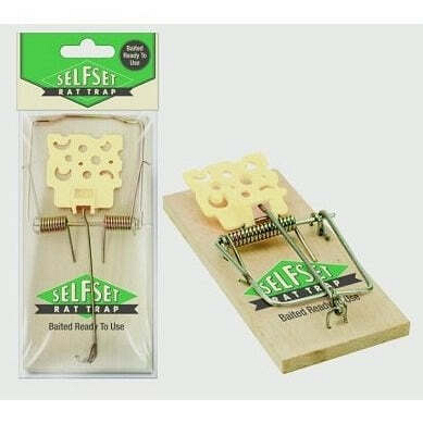 Rat Trap Baited 6 Pack STV Branded Self Set - Image