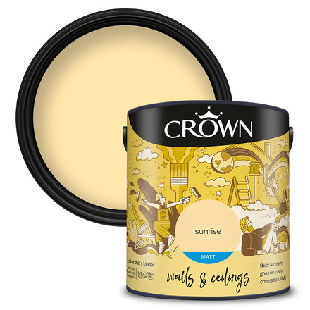 Crown Sunrise 2.5L Matt Emulsion - Image