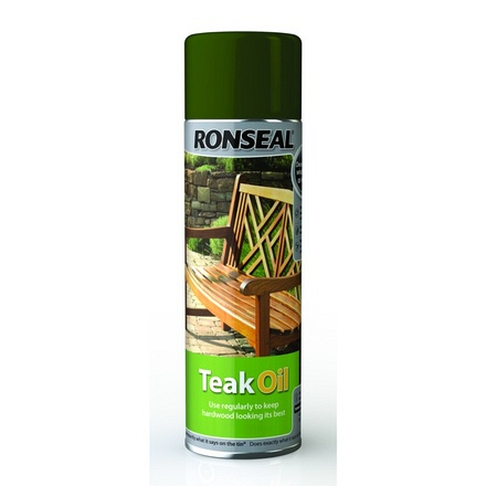 Ronseal Teak Oil Aerosol 500ml - Image