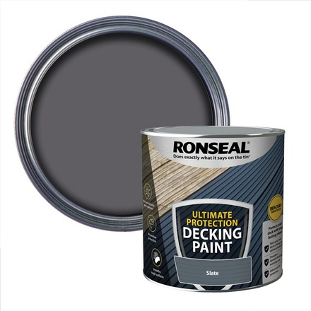 Ultimate Decking Paint 2.5L Slate Ronseal - Image