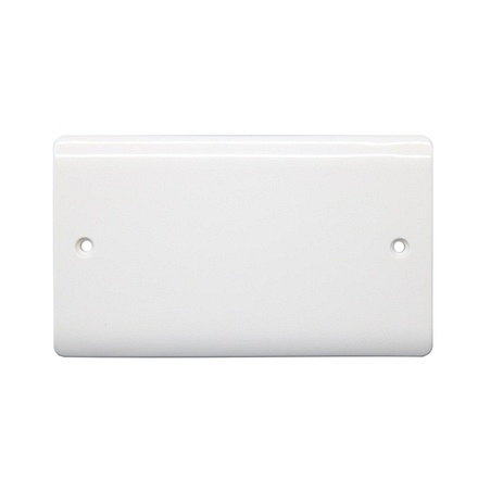 2 Gang Blank Plate Securlec - Image