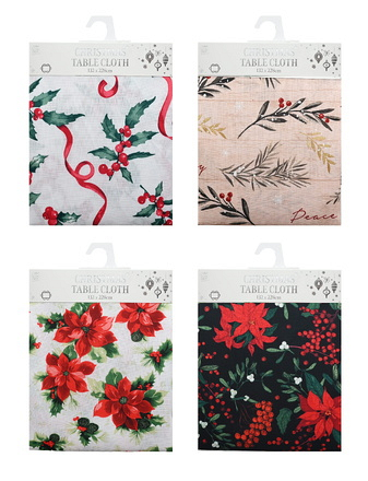Festive Magic Christmas Tablecloth, 132 x 228cm Assorted - Image