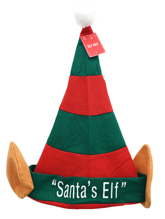 Festive Magic Santa's Elf Christmas Hat with Ears - Image