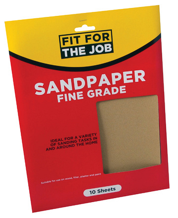 Fine Sandpaper 10 Pack Rodo - Image