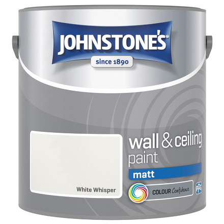 White Whisper Matt 2.5L Johnstones - Image