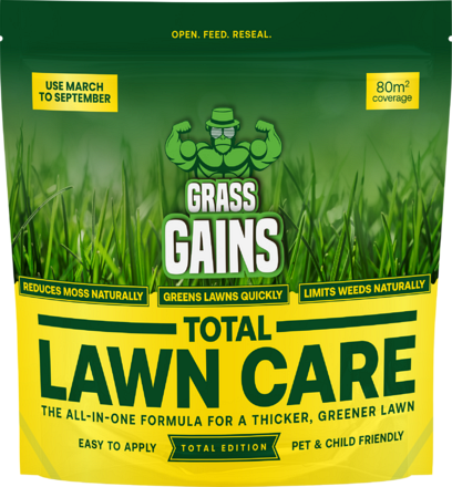 Grass Gains 80m Total Lawn Care - Image