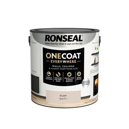 Ronseal One Coat Everywhere Clay 2.5L - Image