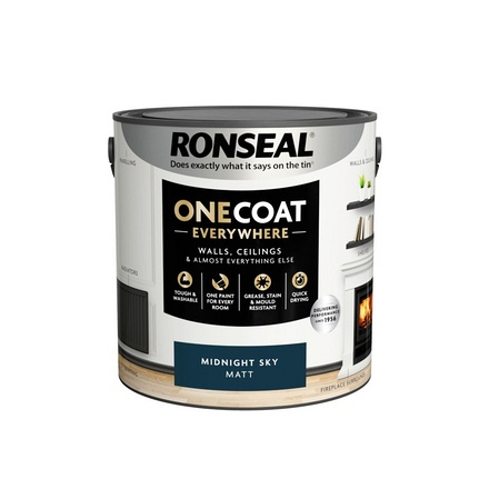 Ronseal One Coat Everywhere Midnight Sky 2.5L - Image