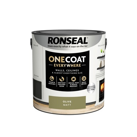 Ronseal One Coat Everywhere Olive 2.5L - Image