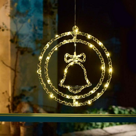 Three Kings Bell Rings! Warm White Christmas Light, 30cm - Image