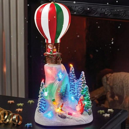 Three Kings Special Delivery! SantaScene Animated Christmas Decoration, 34.5cm - Image