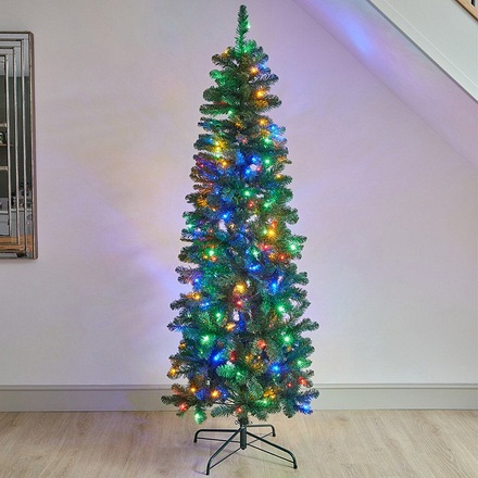 Three Kings InLit Slim PVC Christmas Tree, 6ft - Image