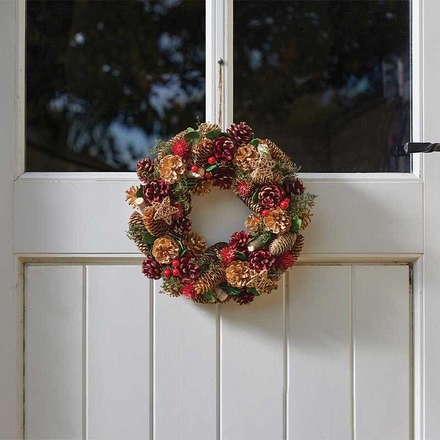 Three Kings Christmas Wreath, 50cm - Image