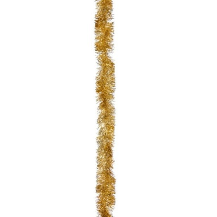 Three Kings Premium Gold Tinsel Christmas Garland, 2m x 7.5cm - Image