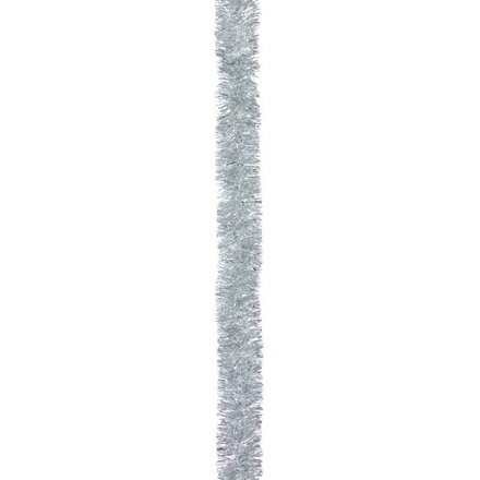 Three Kings Premium Silver Tinsel Christmas Garland, 2m x 7.5cm - Image